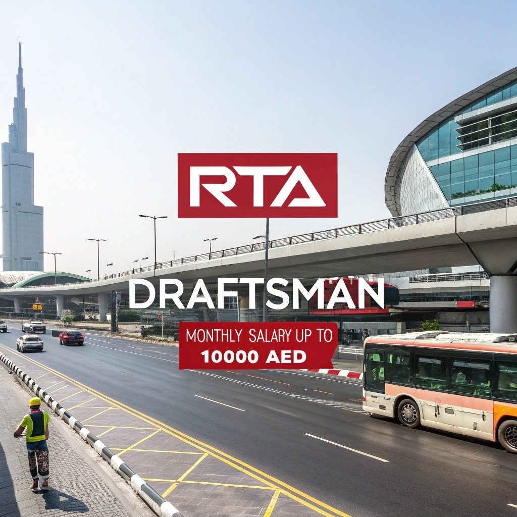 Draftsman RTA Roads & Trannsport Authority 2025 Dubai UAE